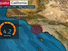 california-los angeles-earthquake today