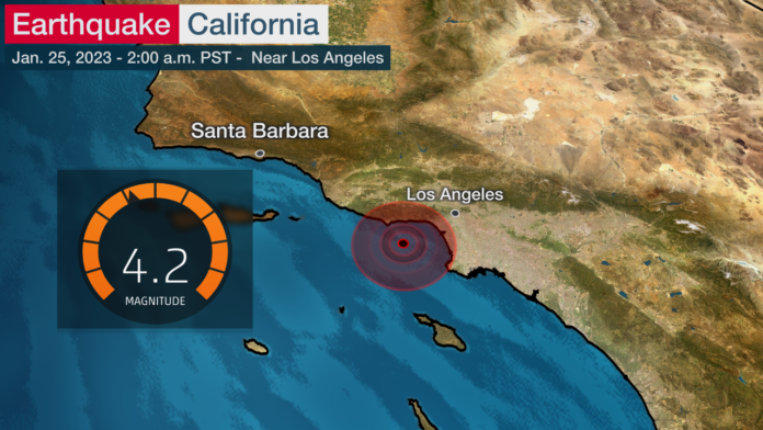 california-los angeles-earthquake today