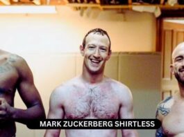Mark Zuckerberg shirtless